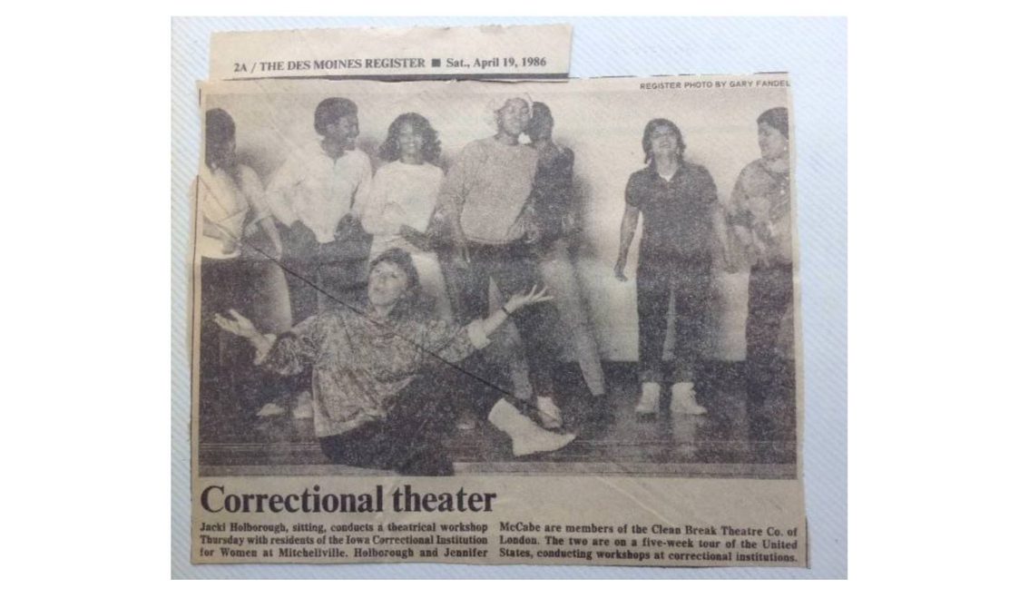 Ab image of a article that had been cut out from 1986.