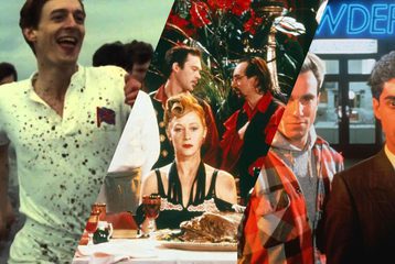 Three images from 80s films have been collated together.