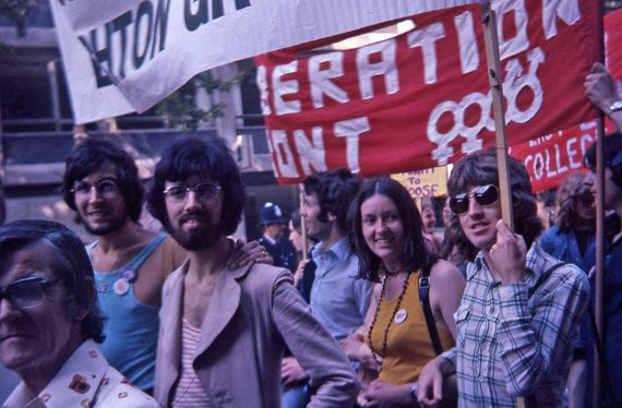 People marching for homosexual rites