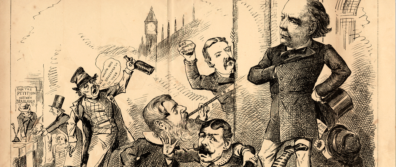 A cartoon from the Freethought and Humanism archives.