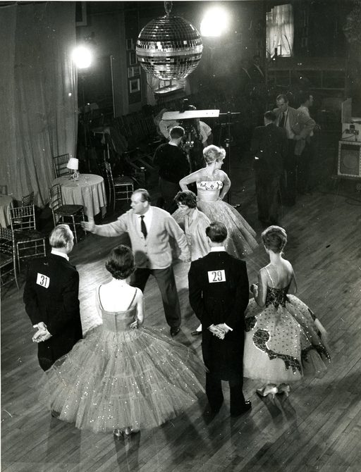 Dancers being filmed by the BBC at Royston Ballroom.