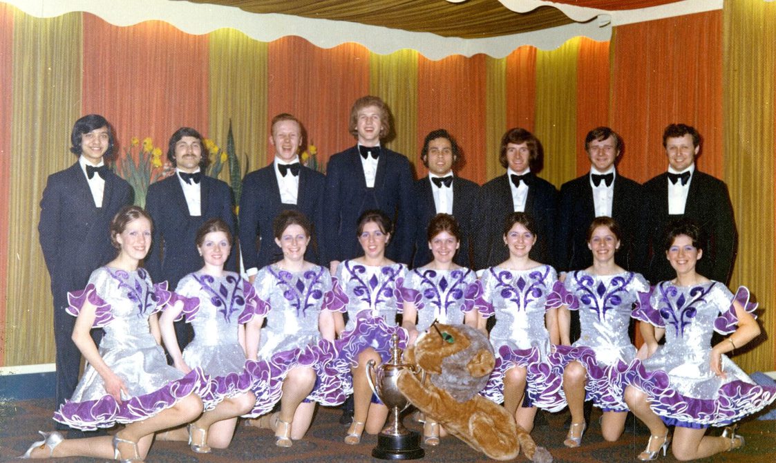 A photograph of the Penge Formation Latin team, which is part of the Peggy Spencer Archive.