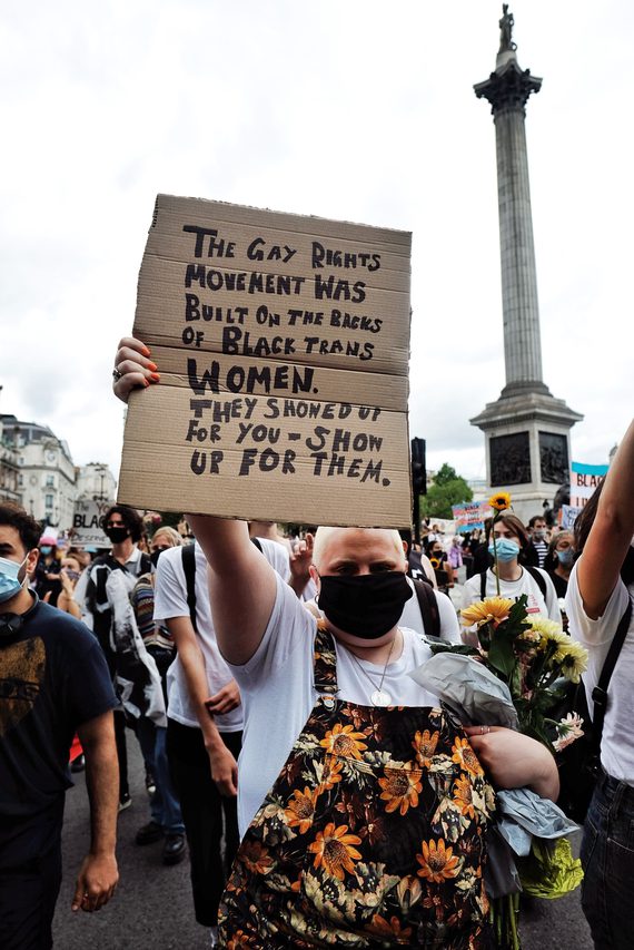 Taken at the 2020 Black Trans Lives Matter march.