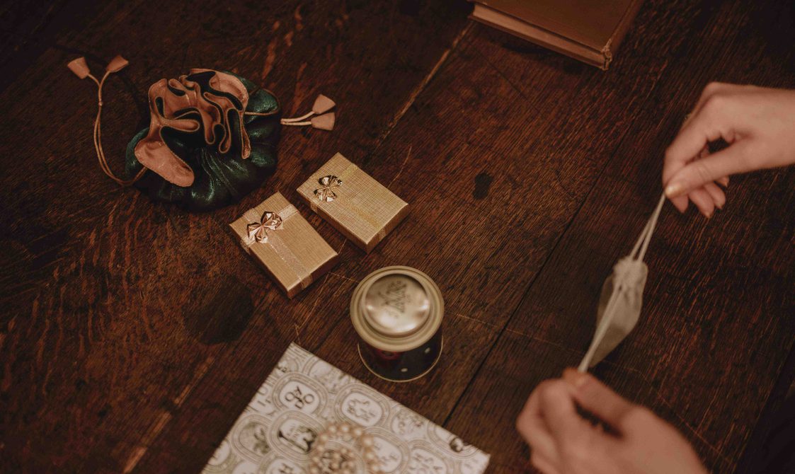 A range of objects on a table.